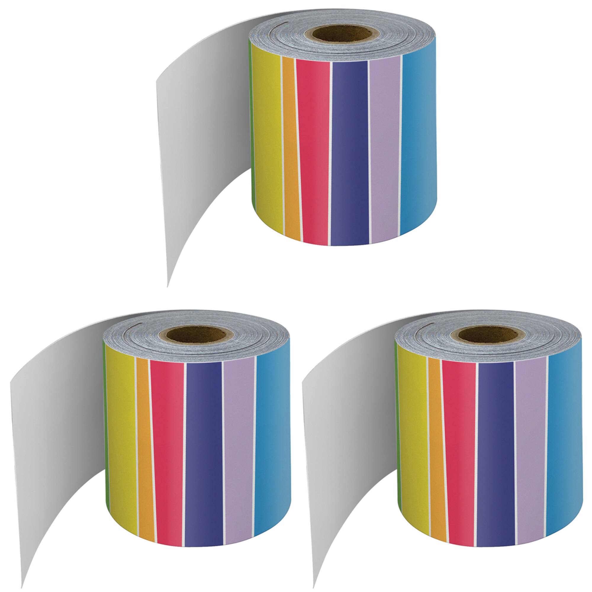 Carson Dellosa® Rainbow Rolled Straight Border, 195ft.